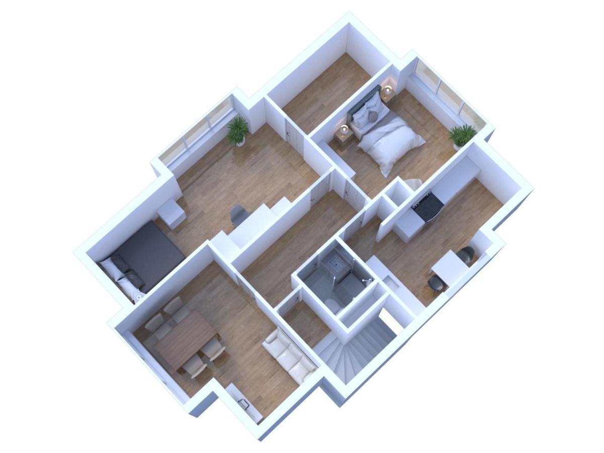 Schoenes City-Apartment Mit 2 Schlafzimmer, Parkplatz, Ruhig Und Hell, D46-Dg Oldenburg Eksteriør billede